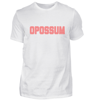 Opossum Dotted Text Design