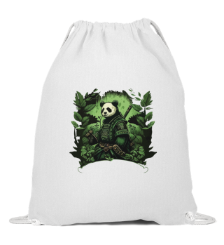 forest green panda samurai