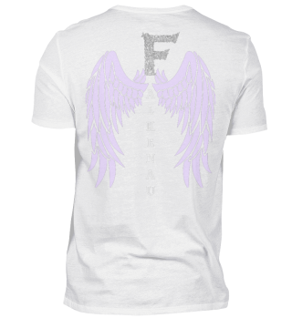 Falkenau -Flügel-Herren T-Shirt mit Aufdruck, ausgefallenes Geschenk für Männer