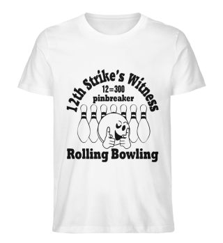 Rolling Bowling (black print)