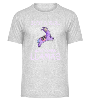 Just A Girl Who Loves Llama Alpaca Lama