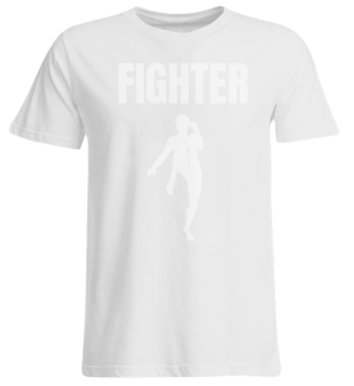 Fighter Kniestoss Kampfsport T-Shirt 