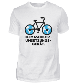 Klimaschutz umsetzungs gerät Fahrrad