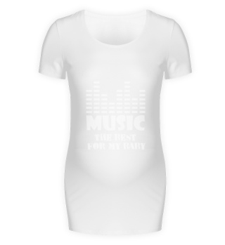 Camiseta para embarazadas Music