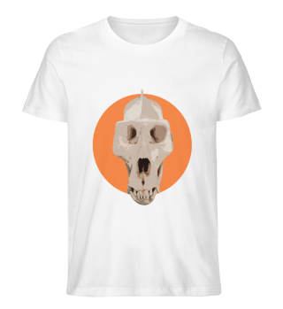 T-Shirt mit dem Schädel. Halloween Shirt