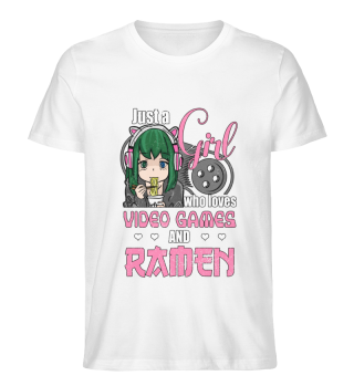 Gamer Girl Anime Ramen Fan Gifts