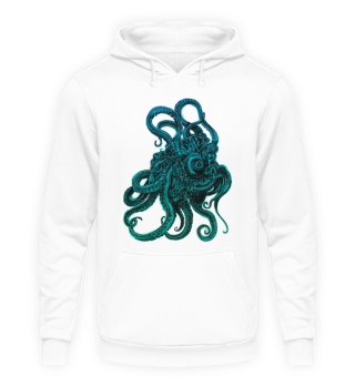 Octopus green blue