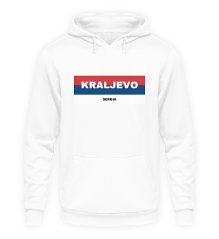 Kraljevo City in Serbian Flag Colors