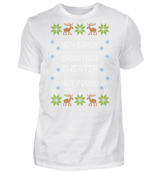 404 Error Christmas Sweater Not Found