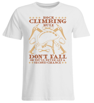 rock climbing rule don't fail