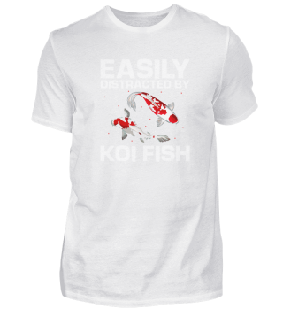 Easily Distracted By Koi Fish Funny Koi