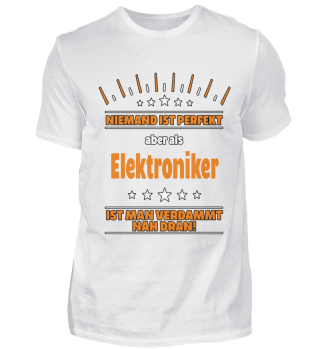 Elektroniker T-Shirt Geschenk Beruf Lust