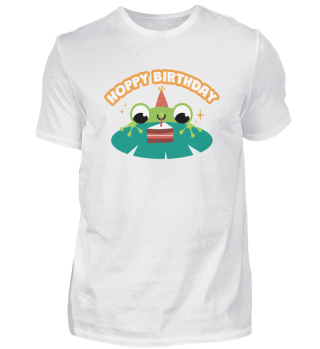 Hoppy Birthday Frosch Frösche Kinder