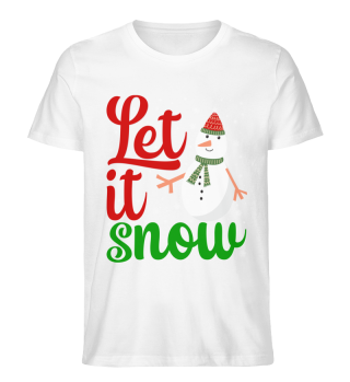 Let it Snow Snowman Christmas