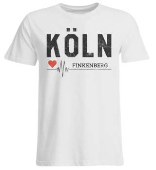 Köln Finkenberg Flatline mit Herz