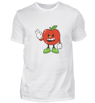 Apple Cartoon tshirt design 