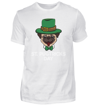 St. Patricks Day Irland Mops Hund Pug