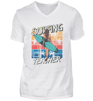 Summer Break Teacher Off Duty Surfing Gifts