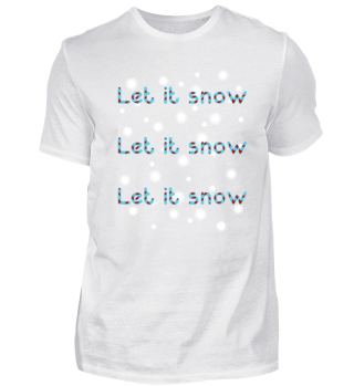 Let it snow- design für Weihnachten