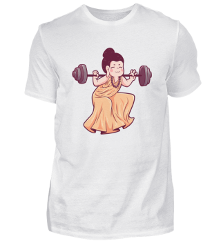 Gym Buddha barbell Sports faith