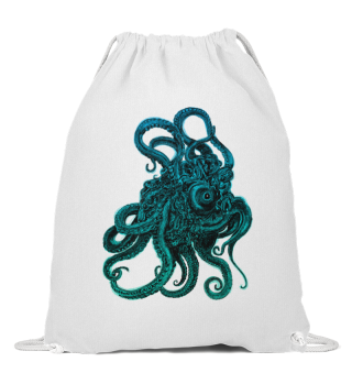 Octopus green blue
