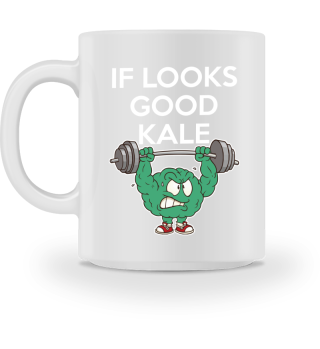 Funny Vegan Design If Looks Could Kale