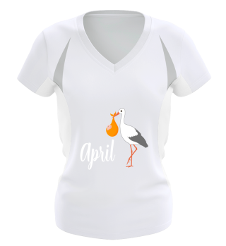 Pregnant baby arrives in April stork