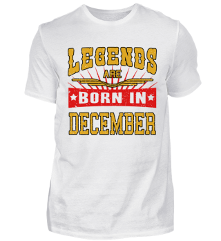 Legends are born in December Shirt