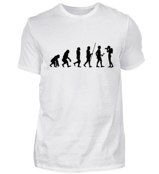 Evolution zum Fotograf - Tshirt