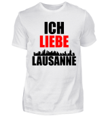 Meine Stadt T-Shirt ich liebe Lausanne