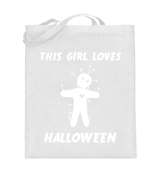 Halloween tote bag - Voodoo Girl 