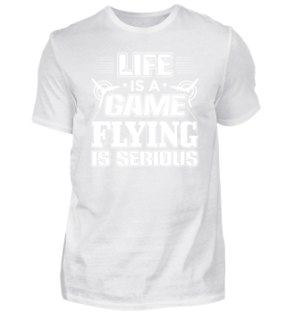 Funny Flying Shirt Life is Game