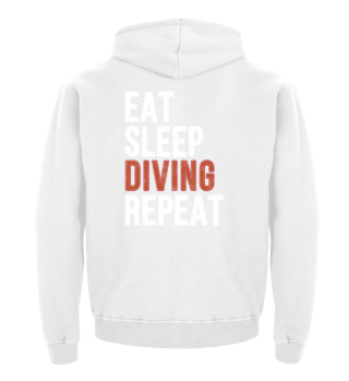 Eat Sleep Diving Repeat Funny Gift