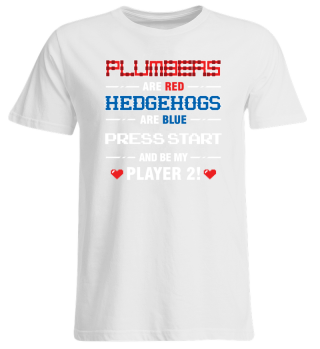 Gamer Shirt- Plumbers are Red