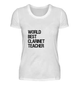 Clarinet Shirt Design
