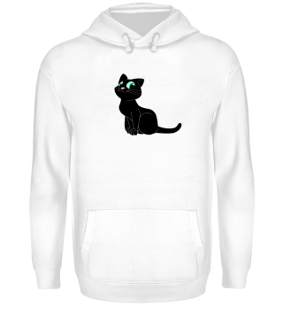 süße schwarze Katze, Kätzchen, Katzen T Shirt