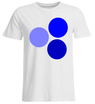 blaue Kreise - Logo - Design - Geschenk