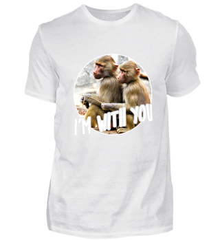 I'm with You - Two young baboons