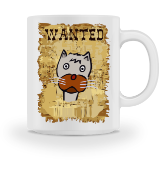 Funny Cool Wanted Western Cat