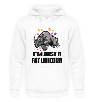 Nashorn Einhorn Fat Unicorn Geschenk