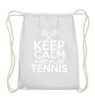 Keep calm Bleib ruhig und spiel Tennis