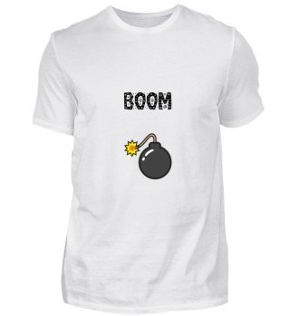 T-Shirt BOOM bombe das schlägt ein