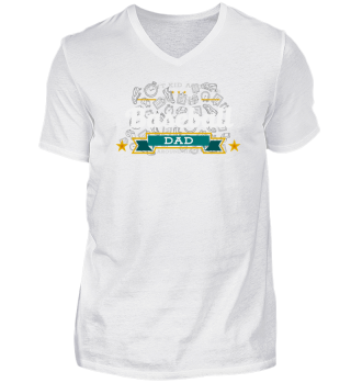 Baseball Dad Vater Shirt Geschenk Idee