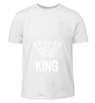 GIFT- SHE IS MY KING LOVE WHITE