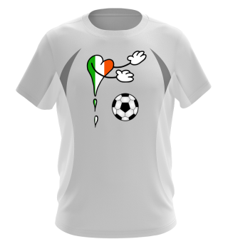 Flagge Fanshirt Fußball Irland