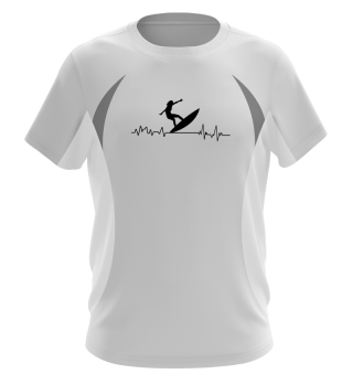 Heartbeat Surfen - T-Shirt