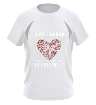 Nurse Heartbeat Shirt For Women Tee Gift