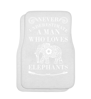 Love Elephants - white