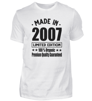  Made in 2007 Vintage Retro Limited