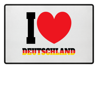 Country Heart I Love Germany Idea Gift